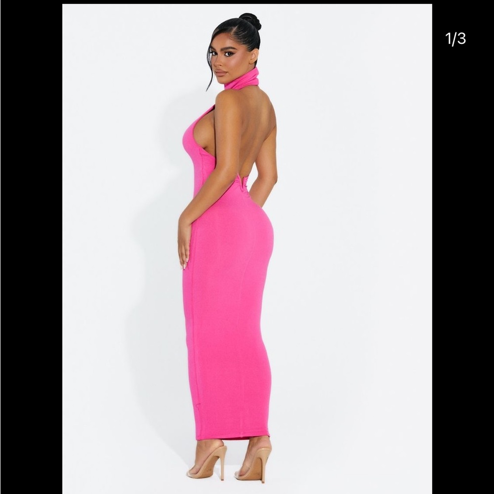 BRAND NEW DRAMA IS BACK DRESS IN PINK FROM NAKED WARDROBE FITS XS AND SMALL
